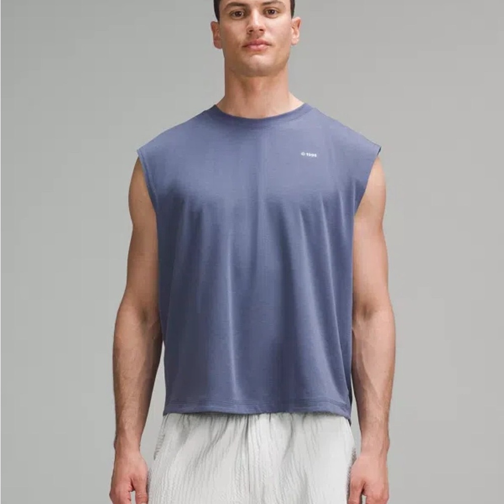 Lululemon Blue Mesh Training Tank Top - Large